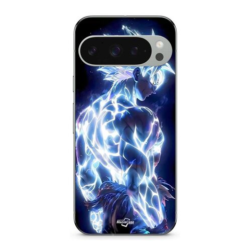 Coque Google Pixel 9 Pro Xl Dragon Ball Z Goku Ultra Instinct Brillant