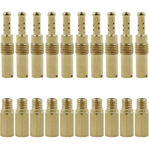 Carburateur Buse Principale Kit Moto Accessoires - 20 Pièces Set De Buses Principales Carburateur Kit Buses Lent/Pilot Métal Durable Entretien De Roue De Voiture Pour Pwk Pour Oko Cvk Keihin