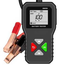 Bm550 Testeur Batterie Auto 6v 12v 24v, 100-2000 Cca 2-200ah Testeur Alternateur Automobile, Système Détection Charge Voiture,Analyseur Batterie Numérique Pour Voiture Camion Moto Atv Suv Bateau Yach