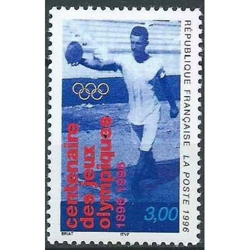 France 1996, Très Beau Timbre Neuf** Luxe Yvert 3016, Cinquantenaire Des Jeux Olympiques Modernes.