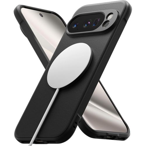 Coque Pour Google Pixel 10 Pro Xl Case Accessoires [Onyx Magnetic] Compatible Avec Magsafe/Pixelsnap Magnétique Antichoc Protection Flexible Ultra Fine Souple Bumper Durable Étui - Black