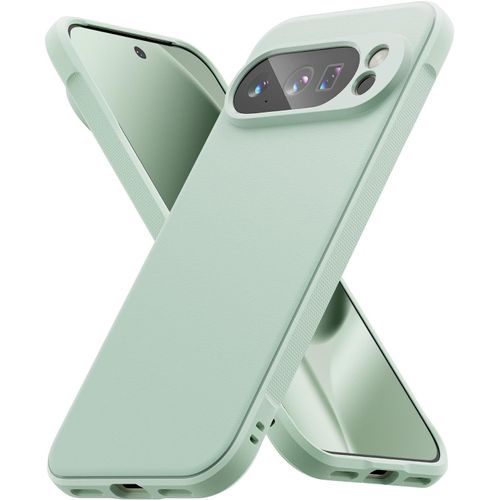 Coque Compatible Avec Google Pixel 10 Pro Xl [Onyx] Antichoc Protection Antidérapant Flexible Ultra Fine Tpu Souple Bumper Durable Étui Pour Coque Pixel 10 Pro Xl Case Accessoires - Mint