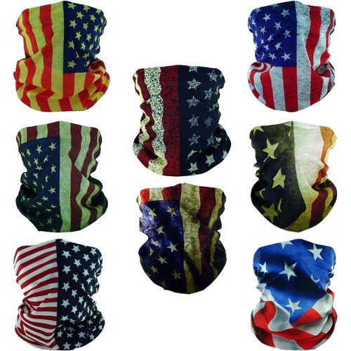 Sept-8 Bandeau Multifonctionnel Bandana Cagoule Demi-Couverture Masque Écharpe De Cou Pour Moto Vélo Randonnée Pêche