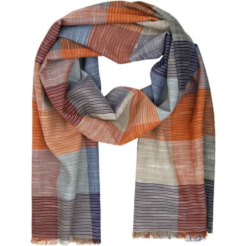 Sept-Men's Scarf Light 100% Organic Cotton Multicoloured
