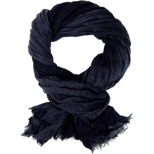 Qxer-Écharpes Foulard D'homme Élégant Et Tendance Casual-Style Noir Gris