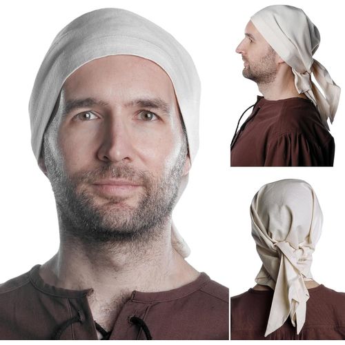 Qxer-Foulard De Pirate Médiéval Pour Homme 100 % Coton Triangle Modèle : Fidegart