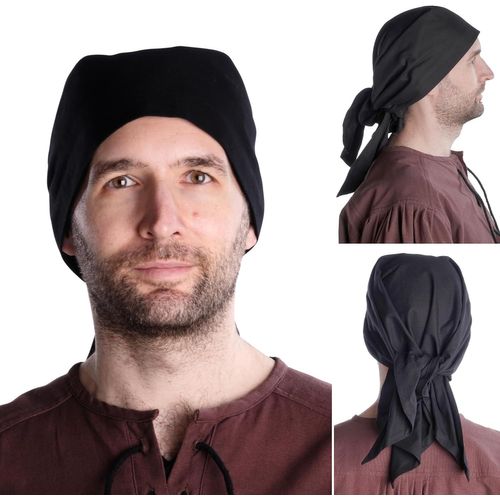 Qxer-Foulard De Pirate Médiéval Pour Homme 100 % Coton Triangle Modèle : Fidegart