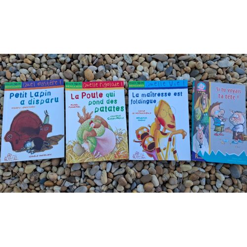 4 Romans Milan Poche Benjamin -  Dont La Maitresse Est Foldingue ! -