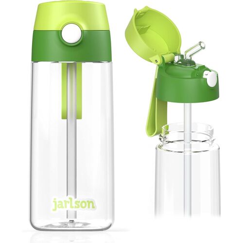 Kalanka-® - Gourde Enfant Emi - Bouteille Enfant 500 Ml - Gourdes Sans Bpa - Avec De La Paille - Pour L'école, Les Sports Et La Maternelle