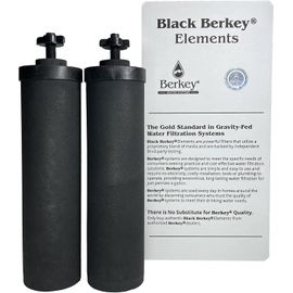 Filtres Authentiques Black Berkey Elements Bb9-2 Pour Systèmes D'Eau Berkey (Lot De 2)