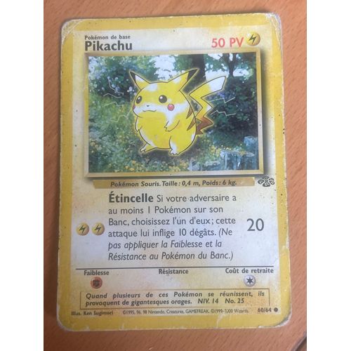 Carte Pokémon Pikachu