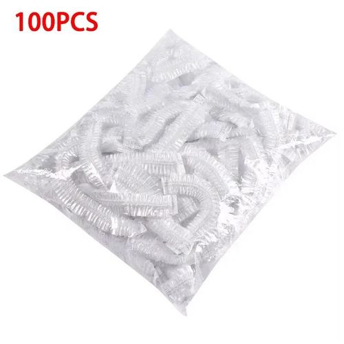 Couverture Alimentaire Jetable Colorée, 50/100/200 Pièces, Sac En Plastique De Conservation Des Fruits Frais De Qualité Alimentaire, Sac En Plastique Transparent, Film Alimentaire De White-100Pcs