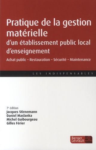 Pratique De La Gestion Matérielle D'un Établissement Public Local D'enseignement