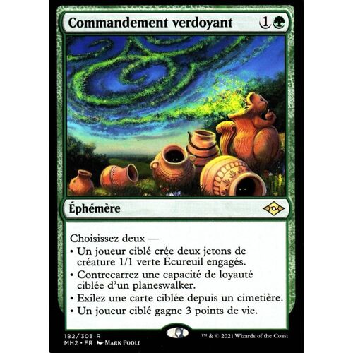 Commandement Verdoyant - Mtg - Horizons Du Modern 2 - R - 182/303