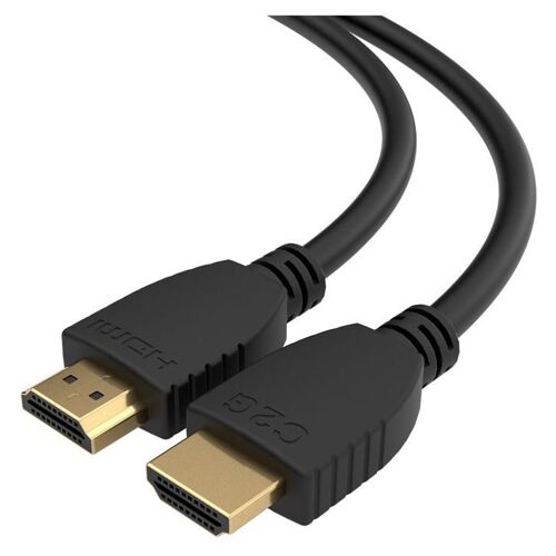 C2G - High speed - câble HDMI avec Ethernet - HDMI mâle pour HDMI mâle - 6 m - blindé - noir - bi-directionnel, support 4K60Hz (4096 x 2160)
