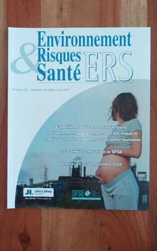 Environnement Risques Santé - Volume 22 - Numéro 4- Juillet- Août 2023
