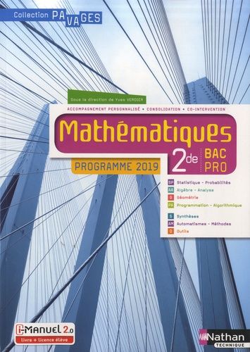 Mathématiques 2de Bac Pro - Edition 2019