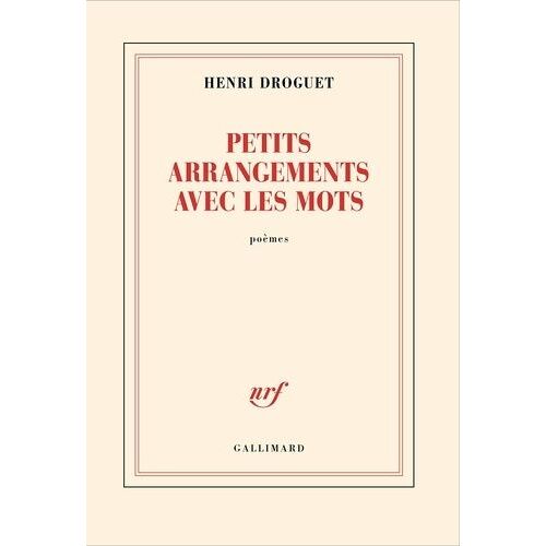 Petits Arrangements Avec Les Mots