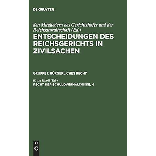 Recht Der Schuldverhältnisse, 4