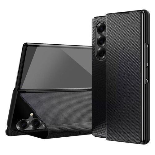 Coque Samsung Galaxy Z Fold 7 Effet Cuir avec Support Intégré