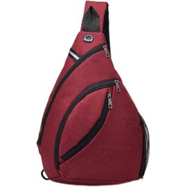 Tianyi-Sac À Dos Sling Polyvalent - Grande Capacité, Réflecteur De Nuit, Bandoulière, Antivol, Campus - Pour Hommes, Femmes, Course À Pied En Plein Air