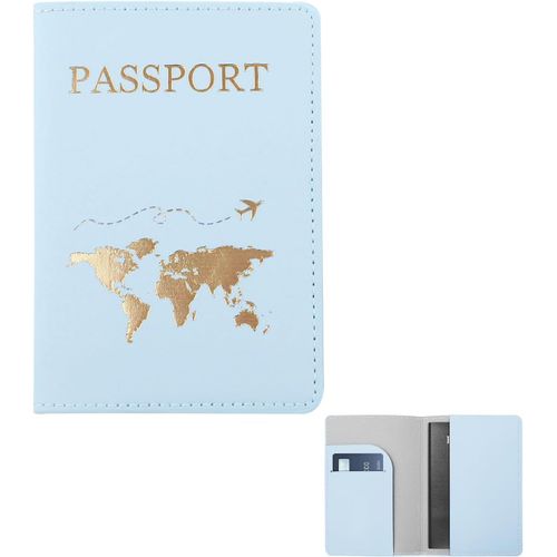 TIANYI-Protege Passeport, Pochette Passeport pour Hommes et Femmes, Porte Passeport en Cuir PU Fonctionnel Multiples, Portefeuille Passeport Voyage Accessoires Organisateur de Documents