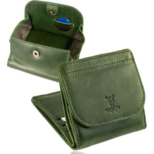 ERSAN-Porte Feuilles pour Femme Cuir #Vienne Petit Porte Monnaie Femme avec élégante Boîte Cadeau, Portefeuille Homme de Luxe avec RFID, Mini Portefeuille avec de Nombreux Compartiments à Cartes