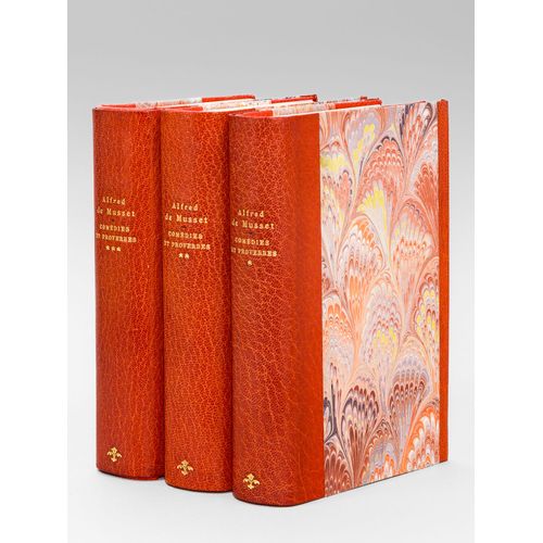 Oeuvres De Alfred De Musset. Comédies Et Proverbes (3 Tomes - Complet) I : La Nuit Vénitienne - André Del Sarto - Les Caprices De Marianne - Fantasio