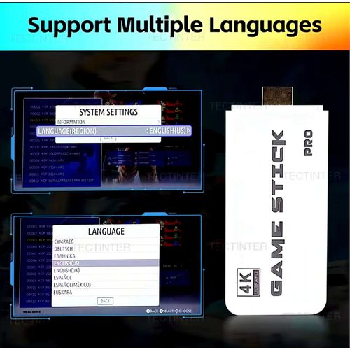 Console De Jeux Rétro Hdmi 128 Go 2 Manettes Sans Fil