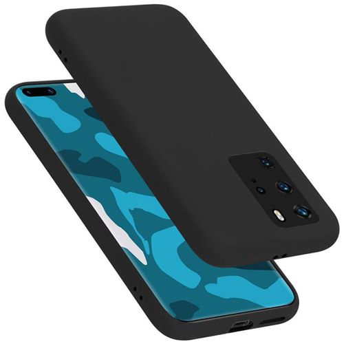 Coque Pour Huawei P40 Pro / P40 Pro+ En Liquid Black Housse De Protection Étui En Silicone Tpu Flexible