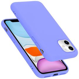 Coque Pour Apple Iphone 11 En Liquid Light Purple Housse De Protection Étui En Silicone Tpu Flexible