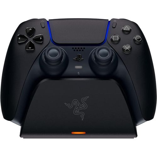 TIANYI-Quick Charging Stand - pour Manette PS5 (Charge Rapide, Alimentation par USB, Navigation à Une Main) Noir Minuit