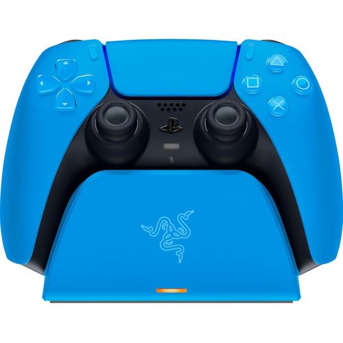 TIANYI-Quick Charging Stand - pour Manette PS5 (Charge Rapide, Alimentation par USB, Navigation à Une Main) Bleu