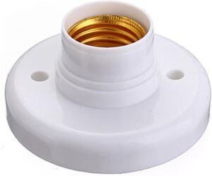 Adaptateur Douille Ampoule E27 Vers 3 Prises - Angles Réglables - Pour Intérieur/Extérieur