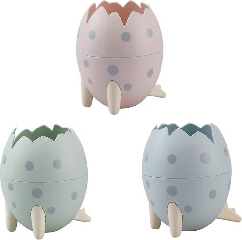 2025 - Lot De 3 Porte-Crayons En Forme D'?uf De Dinosaure, Organiseur De Fournitures De Bureau, Pot À Crayons, Rangement