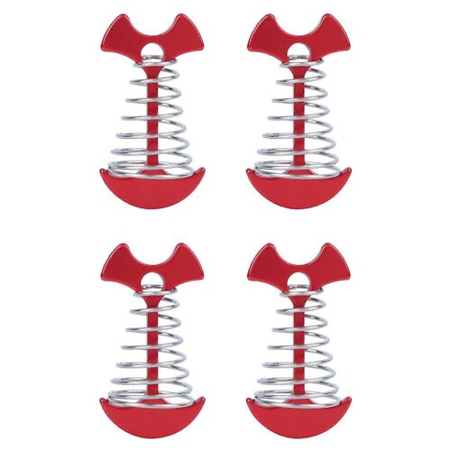 Piquets De Tente En Forme D'arête De Poisson, 20 254 Pièces, En Alliage D'aluminium, Crochets Pour Clous De Sol, Boucle Pour Corde À Vent
