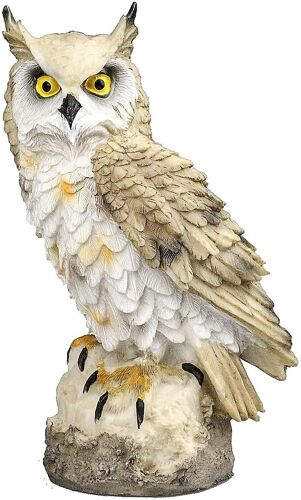 Décoration de jardin en forme de hibou, cadeau de jardinage, collection de matériaux en résine pour dames, ornement de hibou pour la maison