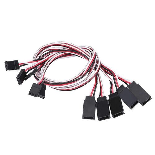Câble d'extension de servomoteur, 5 pièces/ensemble, fil conducteur, accessoire RC pour JR/FUTABA