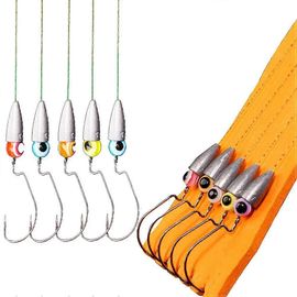 Montages Texas 2025 Pour La Pêche Au Bar Avec Poids, Hameçons Et Ligne Montée, Matériel De Pêche