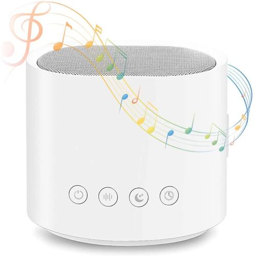 Machine À Bruit Blanc - Appareil Portable De Thérapie Du Sommeil Pour Bébé/Enfant/Adulte/Bureau, 26 Sons Apaisants Pour Dormir Et Se Détendre, 2 Minuteries D'arrêt Automatique, Chargeur Usb