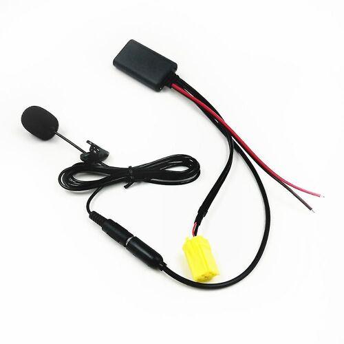 Bil Bluetooth 5.0 Aux-Kabel Mikrofon Handsfree Mobiltelefon Gratis Samtalsadapter fr Fiat Grande Punto Alfa 159