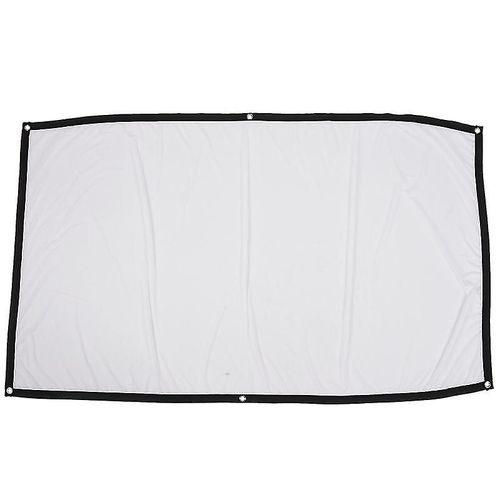 Écran de projection portable HD 16:9, 72 pouces de diagonale, pliable, pour la maison
