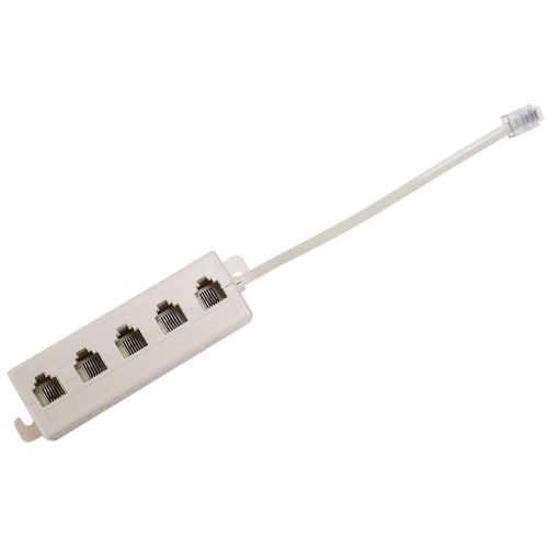 Adaptateur répartiteur de ligne Ethernet RJ11 6P4C vers 5 ports 6P2C Fe