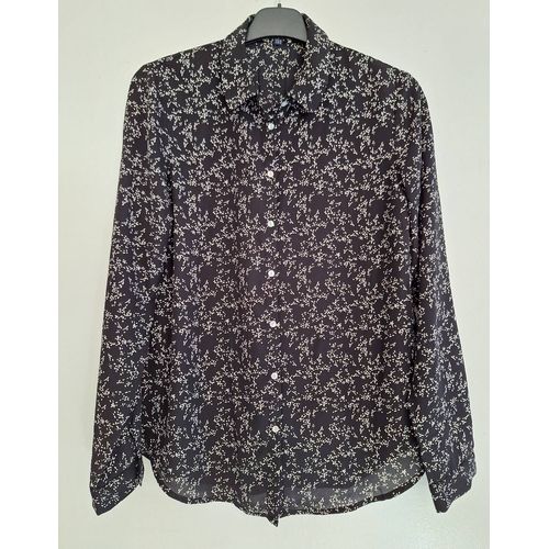 Chemise Imprimée Bicolore Fluide