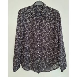 Chemise Imprimée Bicolore Fluide