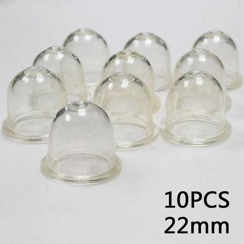 Ampoule d'amorce de carburateur de pompe à carburant 19/22mm, 10 pièces, pour tronçonneuses, souffleur, débroussailleuse, accessoires de remplacement universels-22mm
