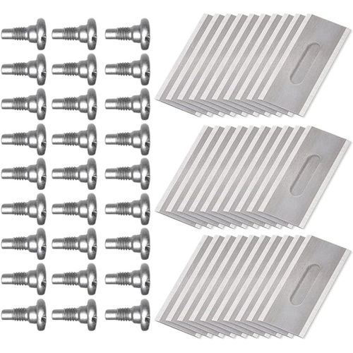 30Pcs Lame Robot de Pelouse - AQSACOKIYA - Lames de Tondeuse pour Husqvarna - Lame Robot Tondeuse avec vis