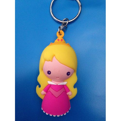 Porte Clés Disney Disneyland Paris : Princesse Aurore La Belle Au Bois Dormant En Relief 3d