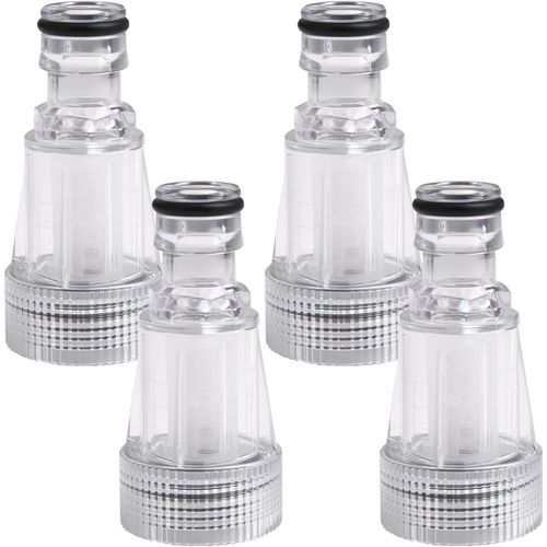 SUBZONAL-4 Pièces Filtre à Eau pour Nettoyeur Haute Pression, Filtre à Eau Accessoires de Jardin Filtre D'entrée D'eau avec raccord de 3/4 pouces pour Raccords de Jardin, Lavage de Voiture