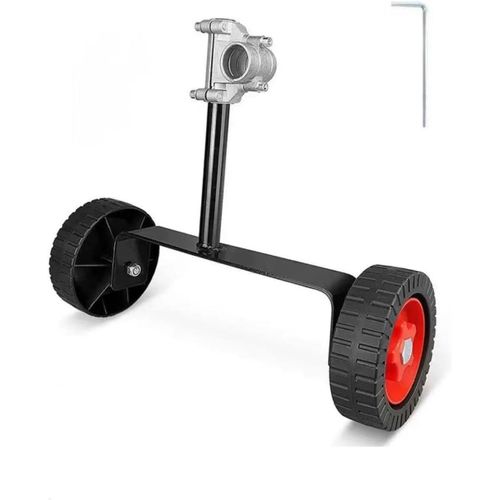 Brush Cutter Wheels,Adjustable Strimmer Support Wheels,Universal Cordless Electric Trimmer Accessories (26mm-28mm)